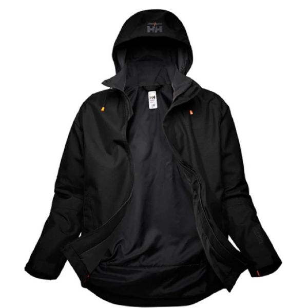 CHAQUETA SHELL OXFORD NEGRO T/XS