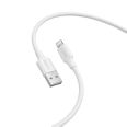 Cable Lightning-USB 3A 1m blanco